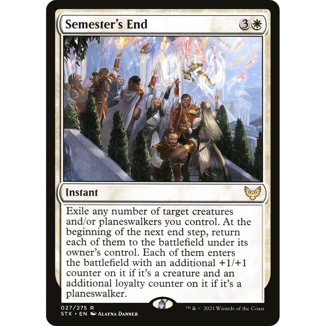 Semester's End (STX-027) - Strixhaven: School of Mages Foil