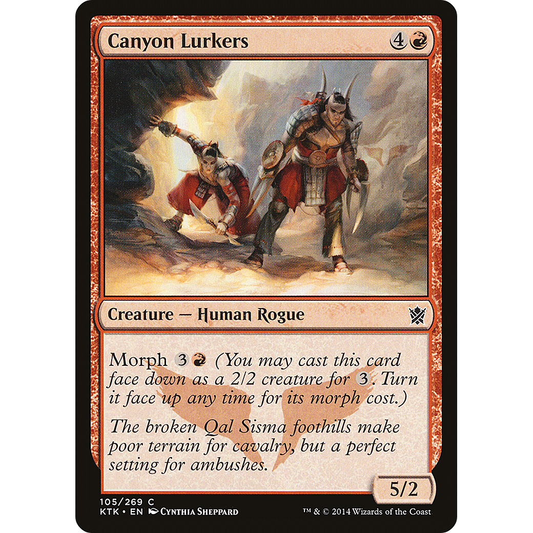 Canyon Lurkers (KTK-105) - Khans of Tarkir