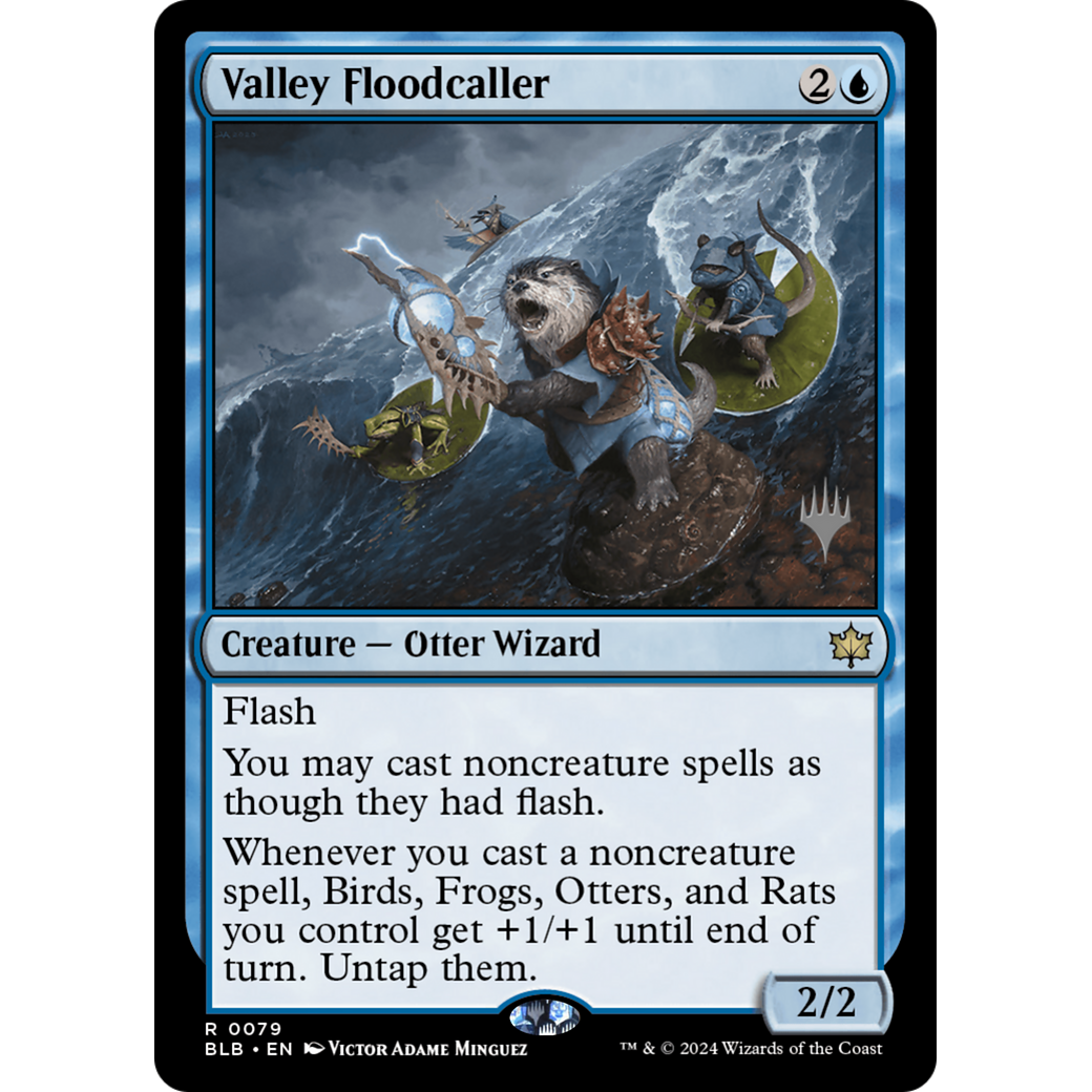 Valley Floodcaller (PPBLB-79P) - Bloomburrow Promos