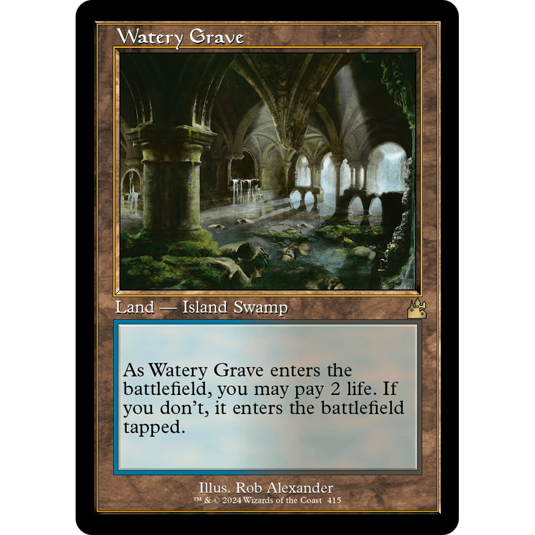 Watery Grave (RVR-415) - Ravnica Remastered Foil