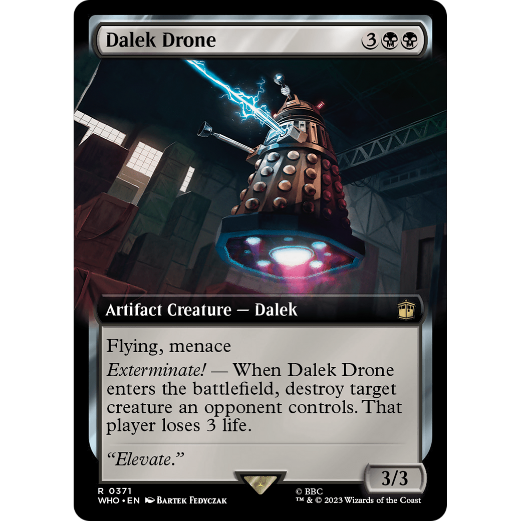 Dalek Drone (Extended Art) (WHO-371) - Doctor Who: (Extended Art)