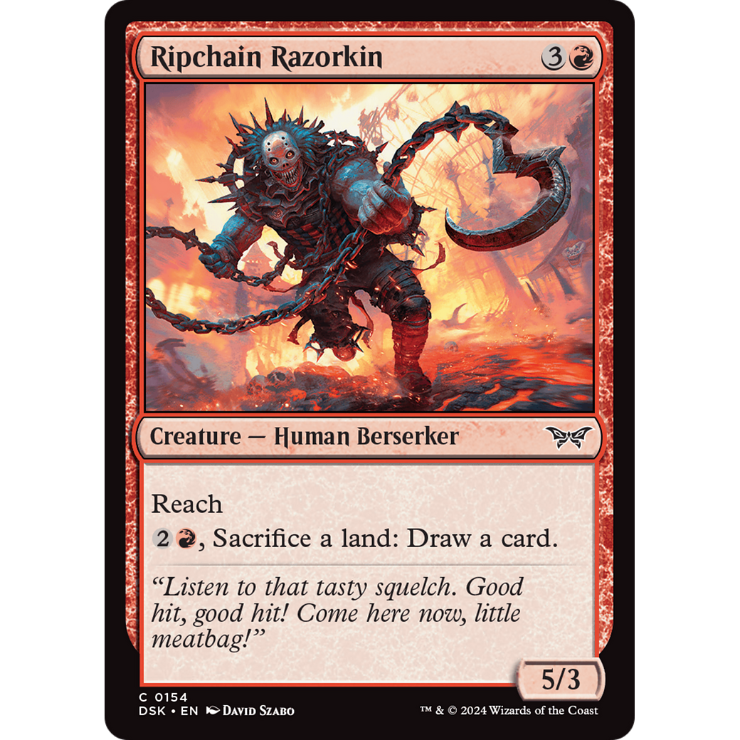 Ripchain Razorkin (DSK-154) - Duskmourn: House of Horror