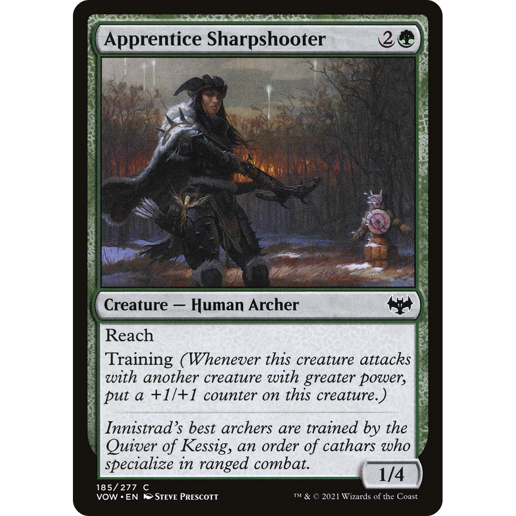 Apprentice Sharpshooter (VOW-185) - Innistrad: Crimson Vow