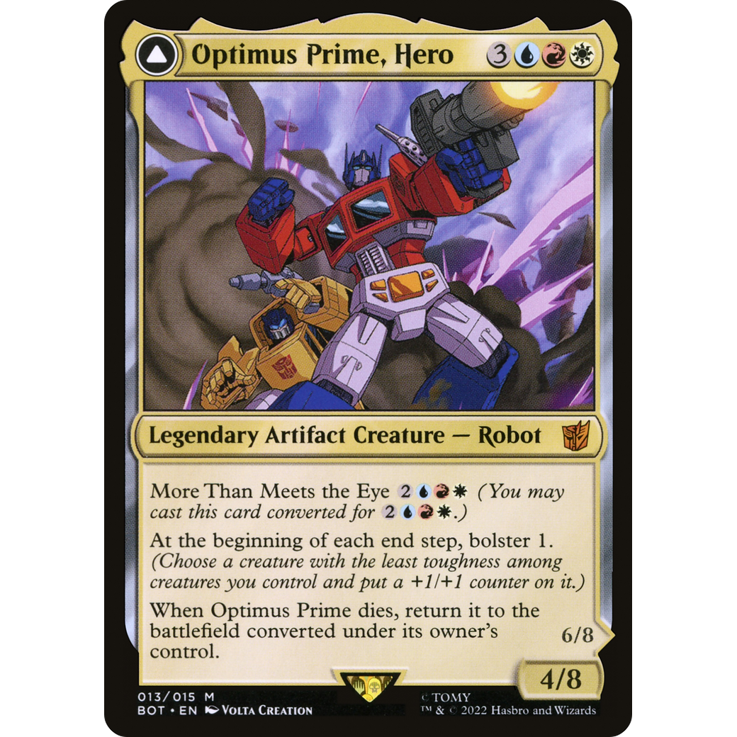 Optimus Prime, Hero (BOT-013) - Transformers: (convertdfc) Foil