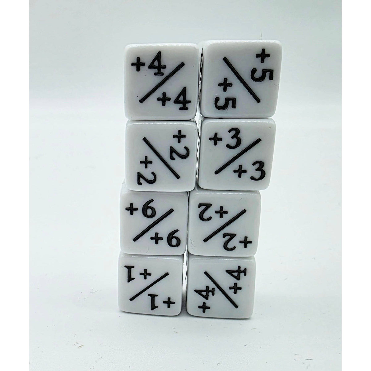 +1/+1 White Counters for Magic - Set of 8
