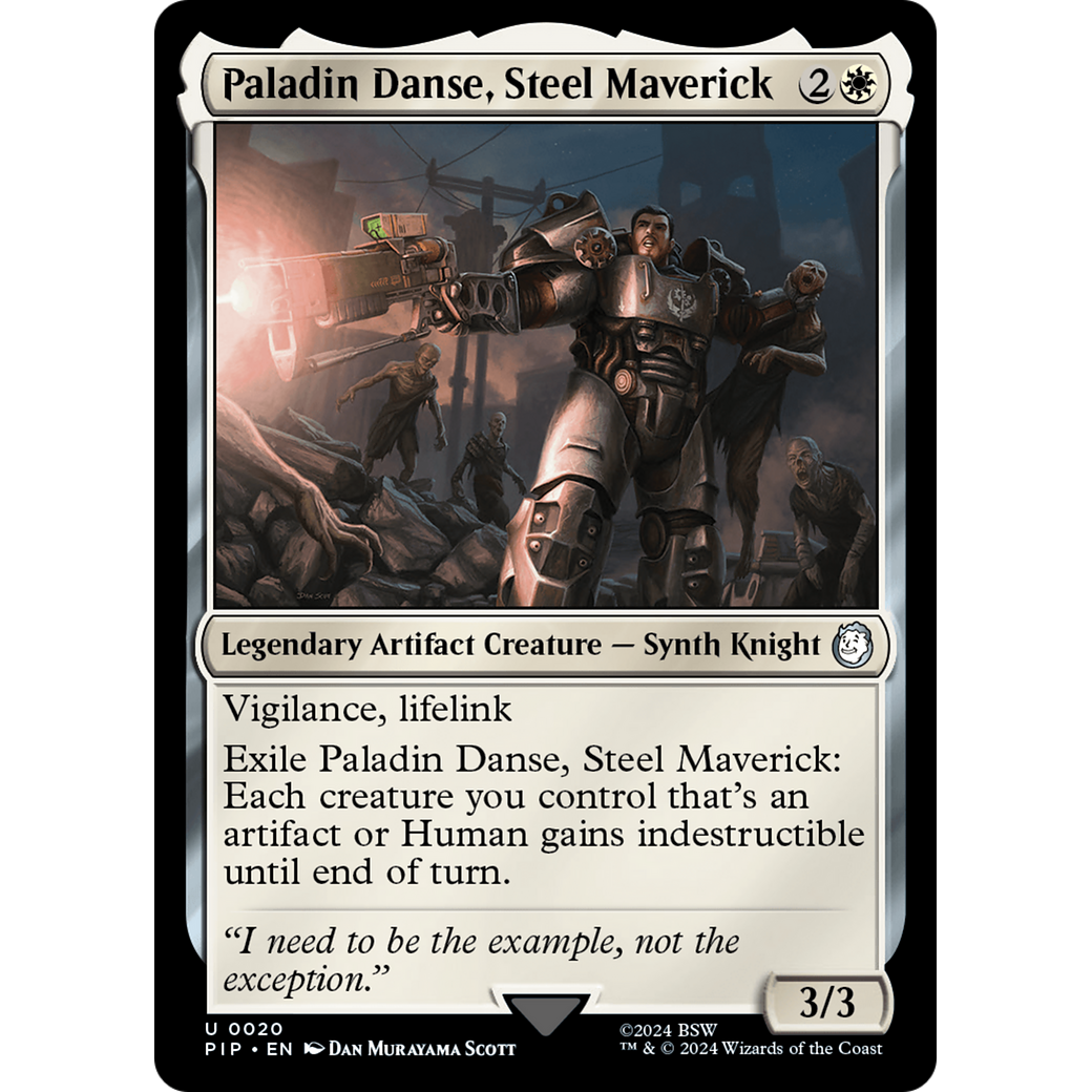 Paladin Danse, Steel Maverick (PIP-020) - Fallout Foil