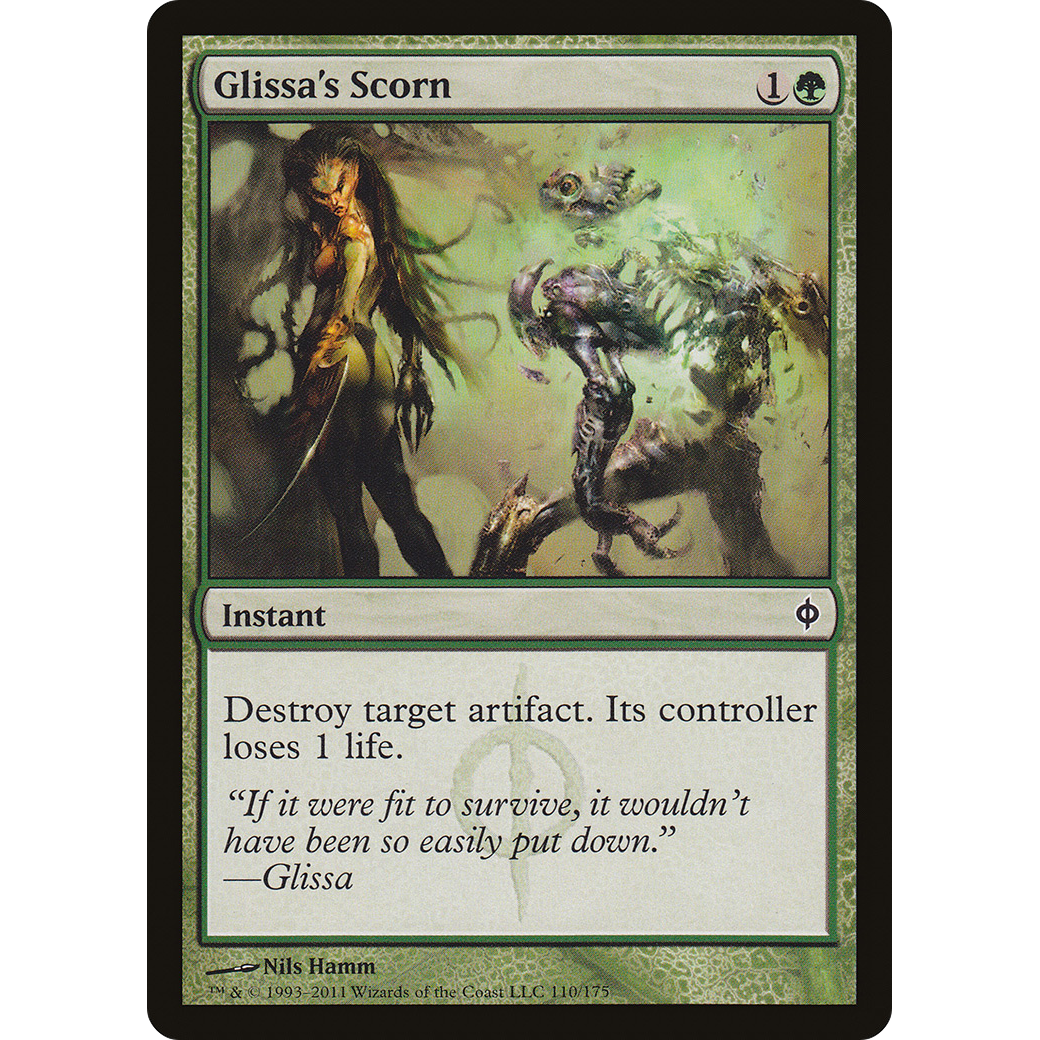 Glissa's Scorn (NPH-110) - New Phyrexia Foil