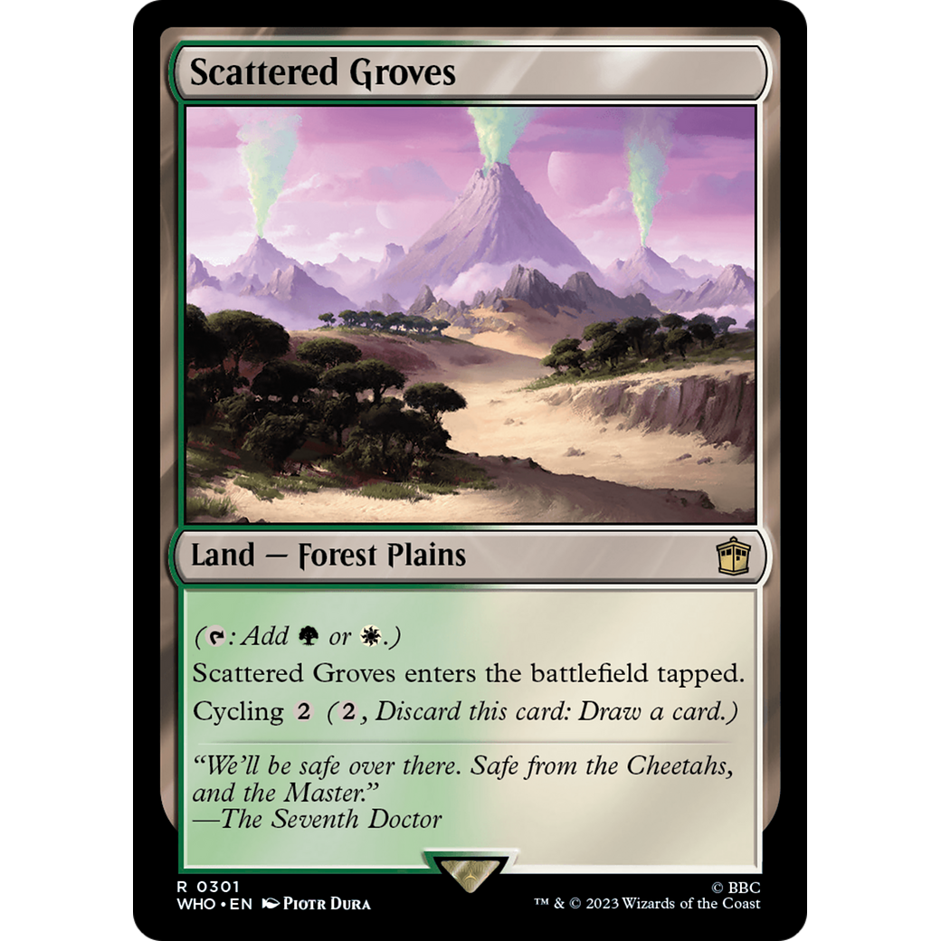 Scattered Groves (WHO-301) - Doctor Who Foil