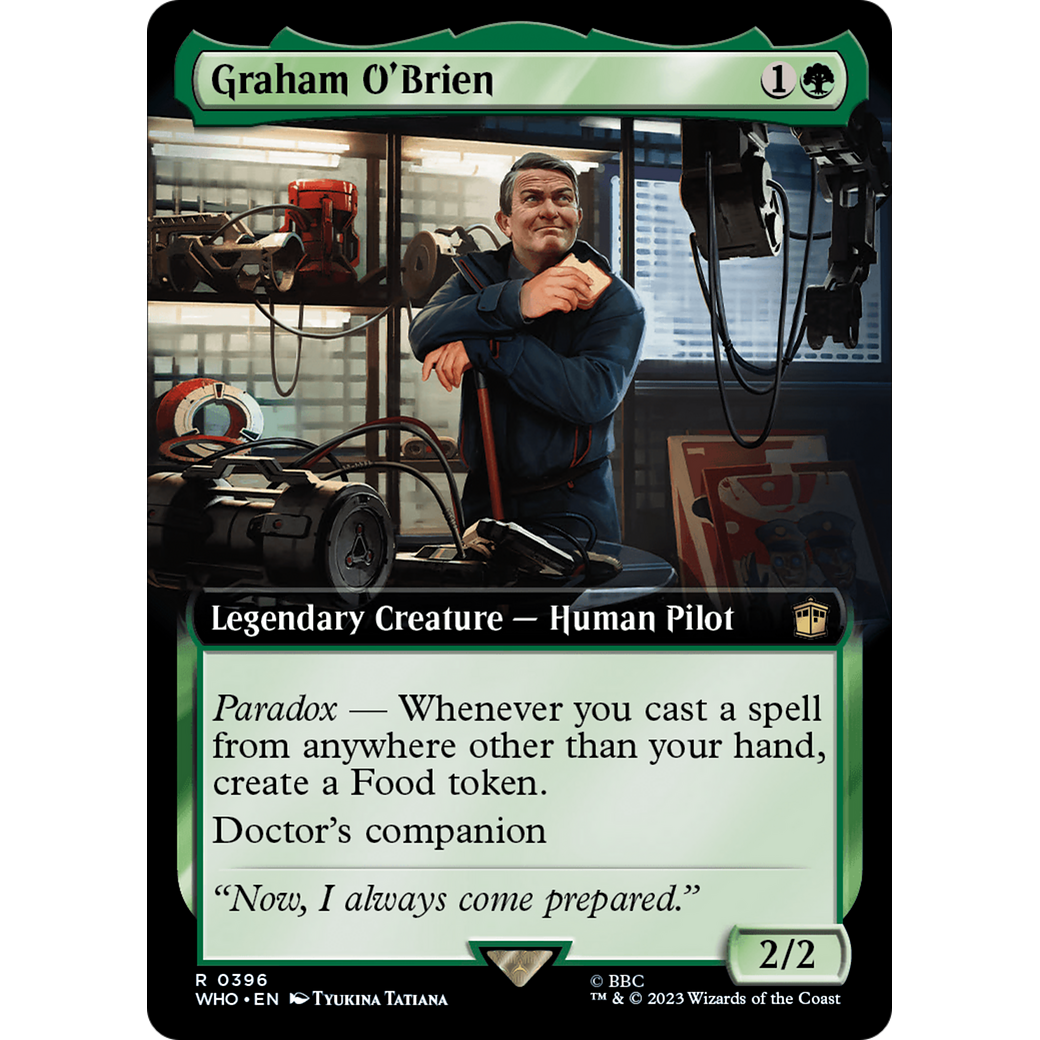 Graham O'Brien (Extended Art) (WHO-396) - Doctor Who: (Extended Art) Foil