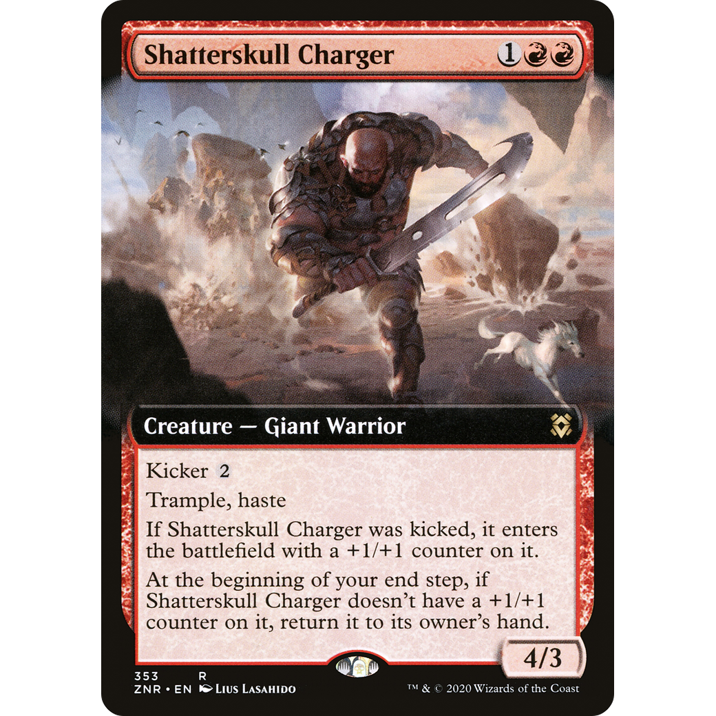 Shatterskull Charger (Extended Art) (ZNR-353) - Zendikar Rising: (Extended Art) Foil