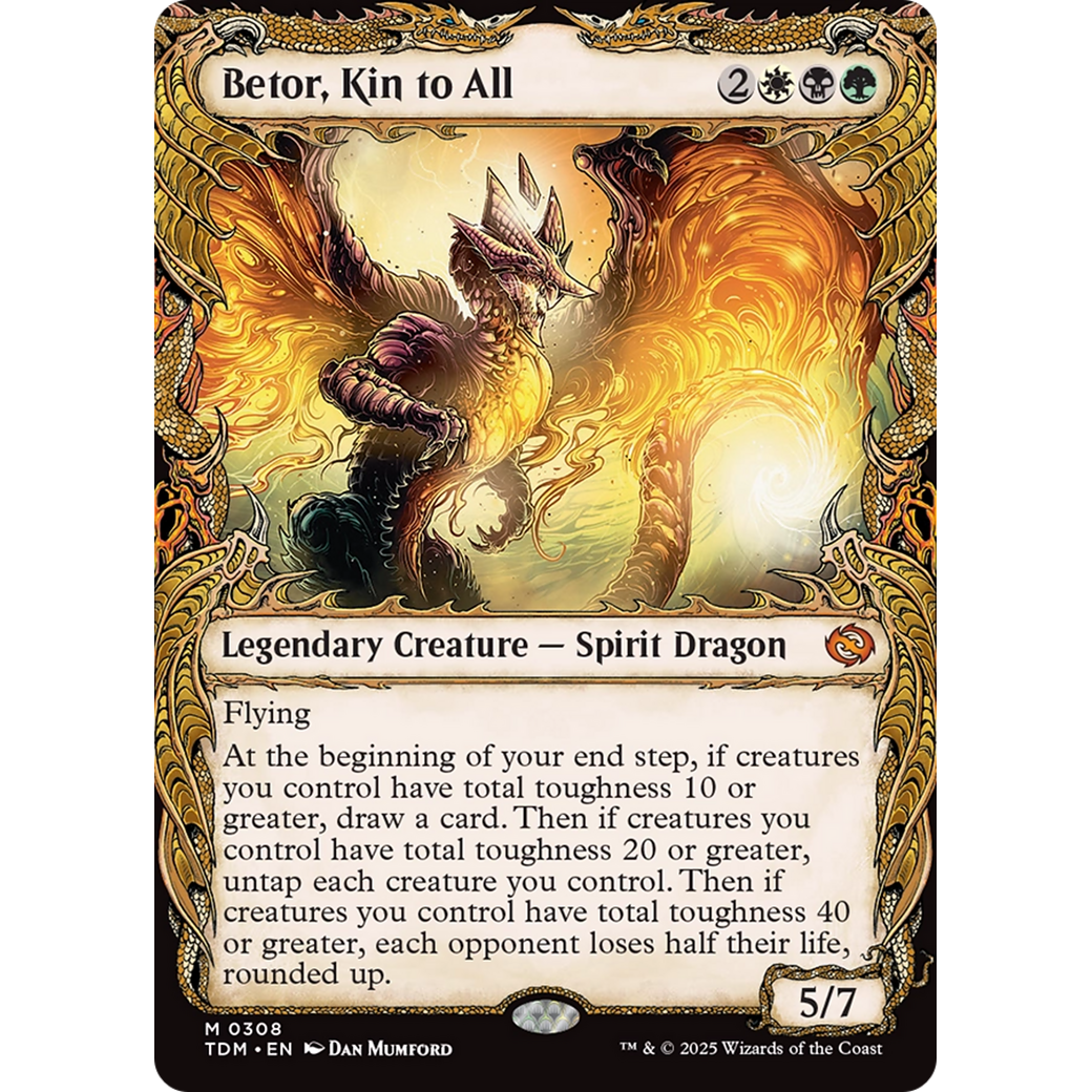 Betor, Kin to All (TDM-308) - Tarkir: Dragonstorm: (Showcase)