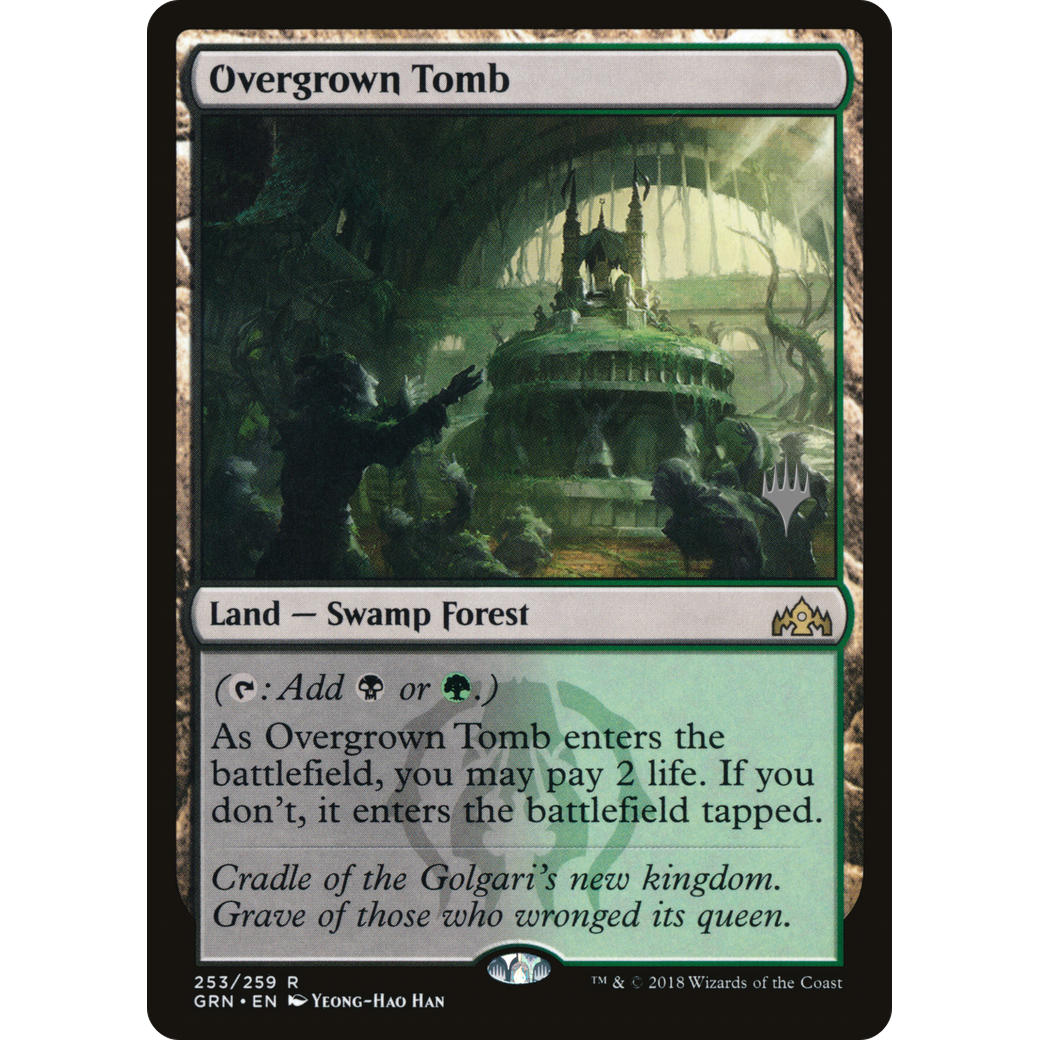 Overgrown Tomb (PPELD-253) - Guilds of Ravnica Promos