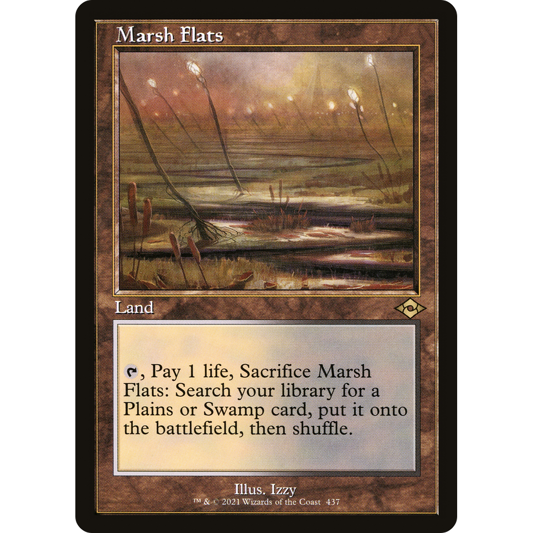 Marsh Flats (Retro Frame) (MH2-437) - Modern Horizons 2 Foil