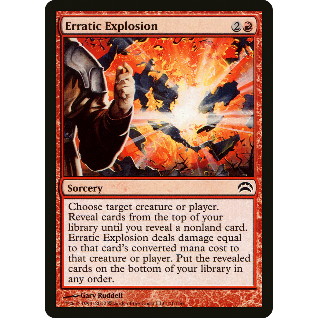 Erratic Explosion (PC2-041) - Planechase 2012