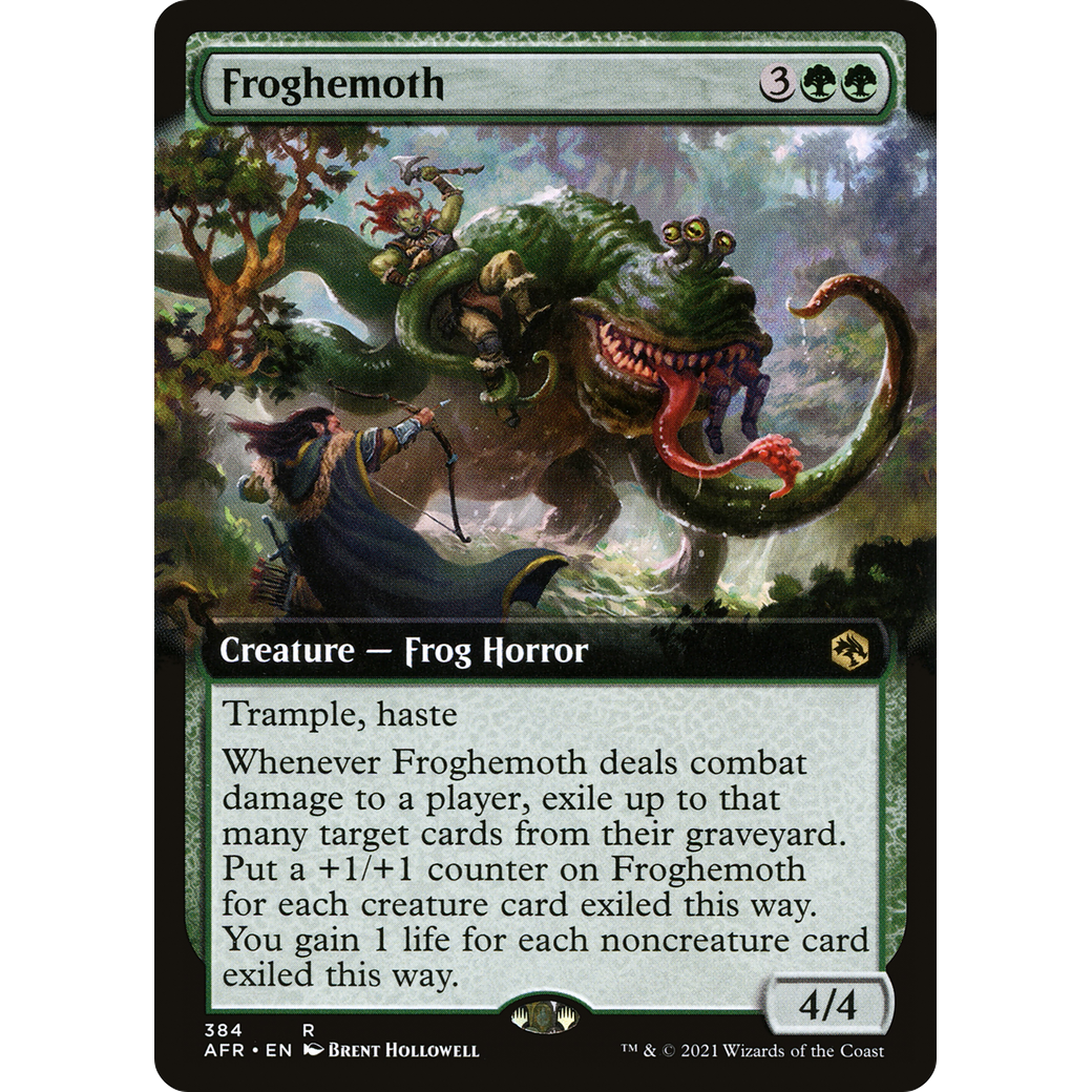 Froghemoth (Extended Art) (AFR-384) - Adventures in the Forgotten Realms: (Extended Art) Foil