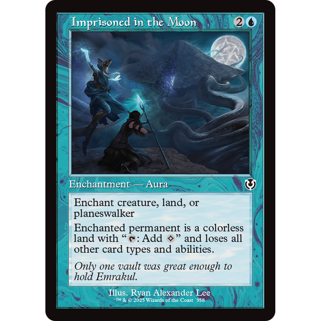 Imprisoned in the Moon (INR-358) - Innistrad Remastered: (enchantment)