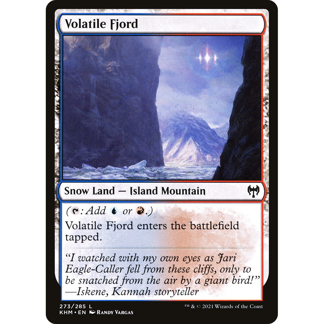 Volatile Fjord (KHM-273) - Kaldheim: (snow)