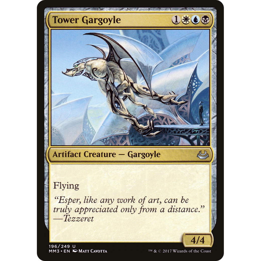 Tower Gargoyle (MM3-196) - Modern Masters 2017 Foil