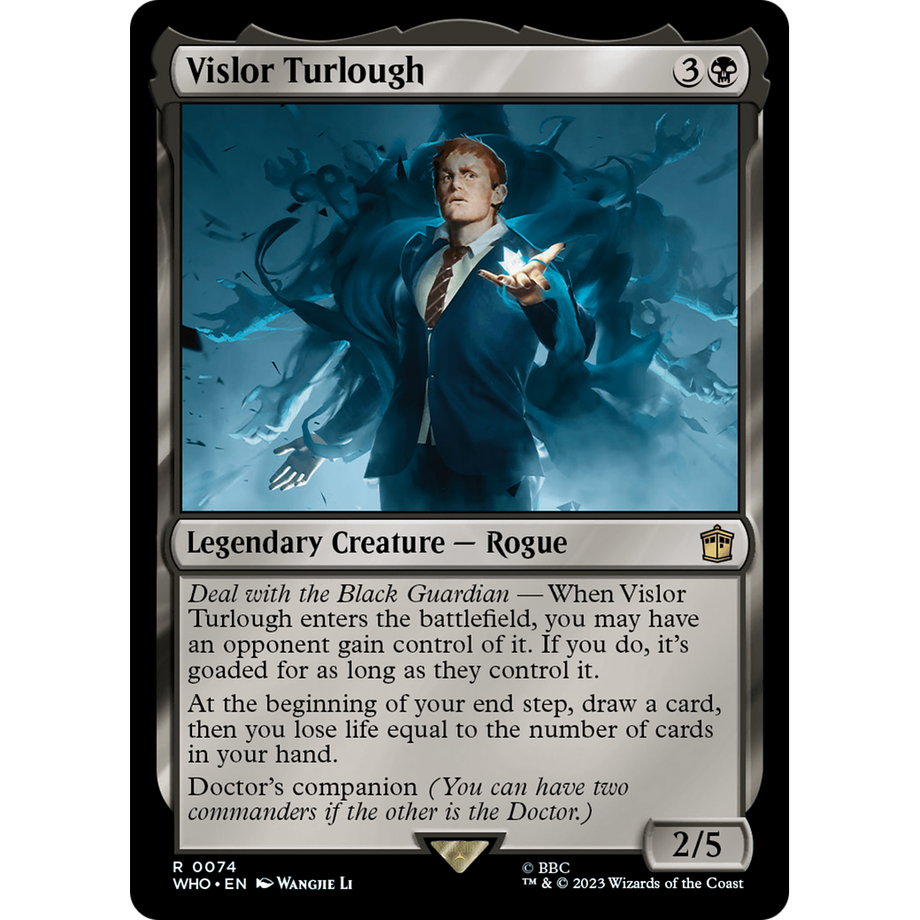 Vislor Turlough (WHO-074) - Doctor Who Foil