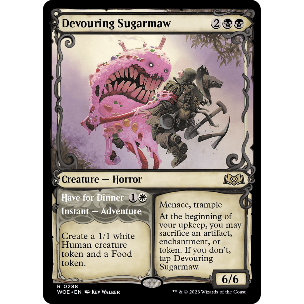 Devouring Sugarmaw // Have for Dinner (WOE-288) - Wilds of Eldraine: (Showcase)