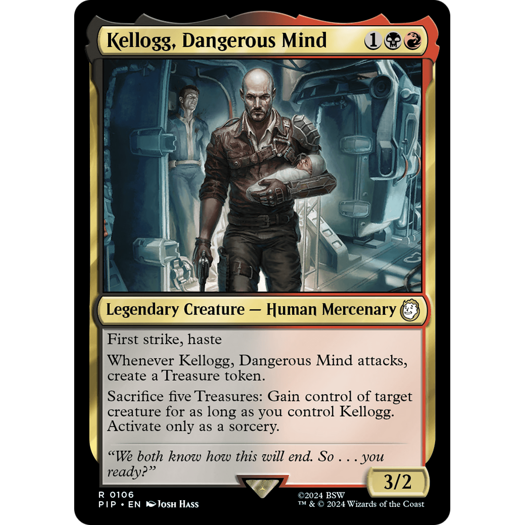 Kellogg, Dangerous Mind (PIP-106) - Fallout Foil