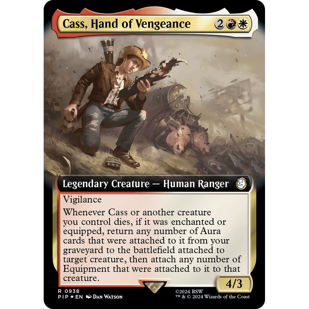 Cass, Hand of Vengeance (PIP-938) - Fallout: (Extended Art) Foil