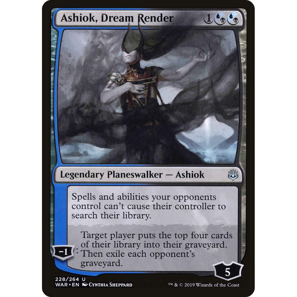 Ashiok, Dream Render (WAR-228) - War of the Spark Foil