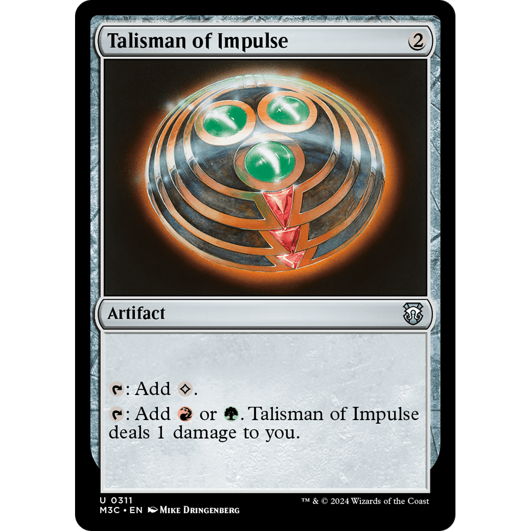 Talisman of Impulse (M3C-311) - Modern Horizons 3 Commander Foil