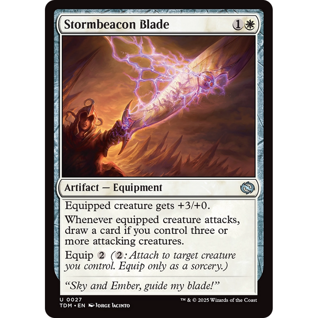Stormbeacon Blade (TDM-027) - Tarkir: Dragonstorm Foil
