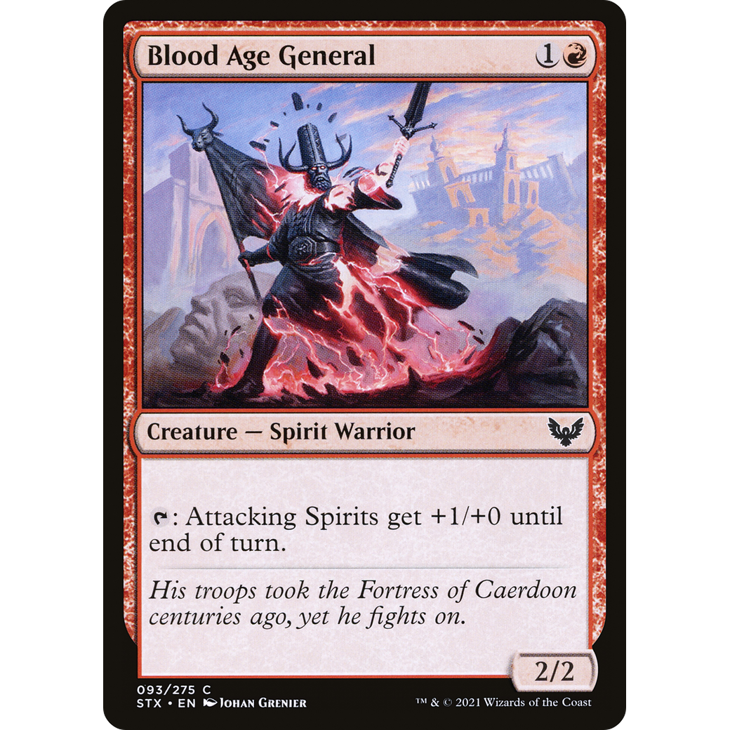 Blood Age General (STX-093) - Strixhaven: School of Mages Foil