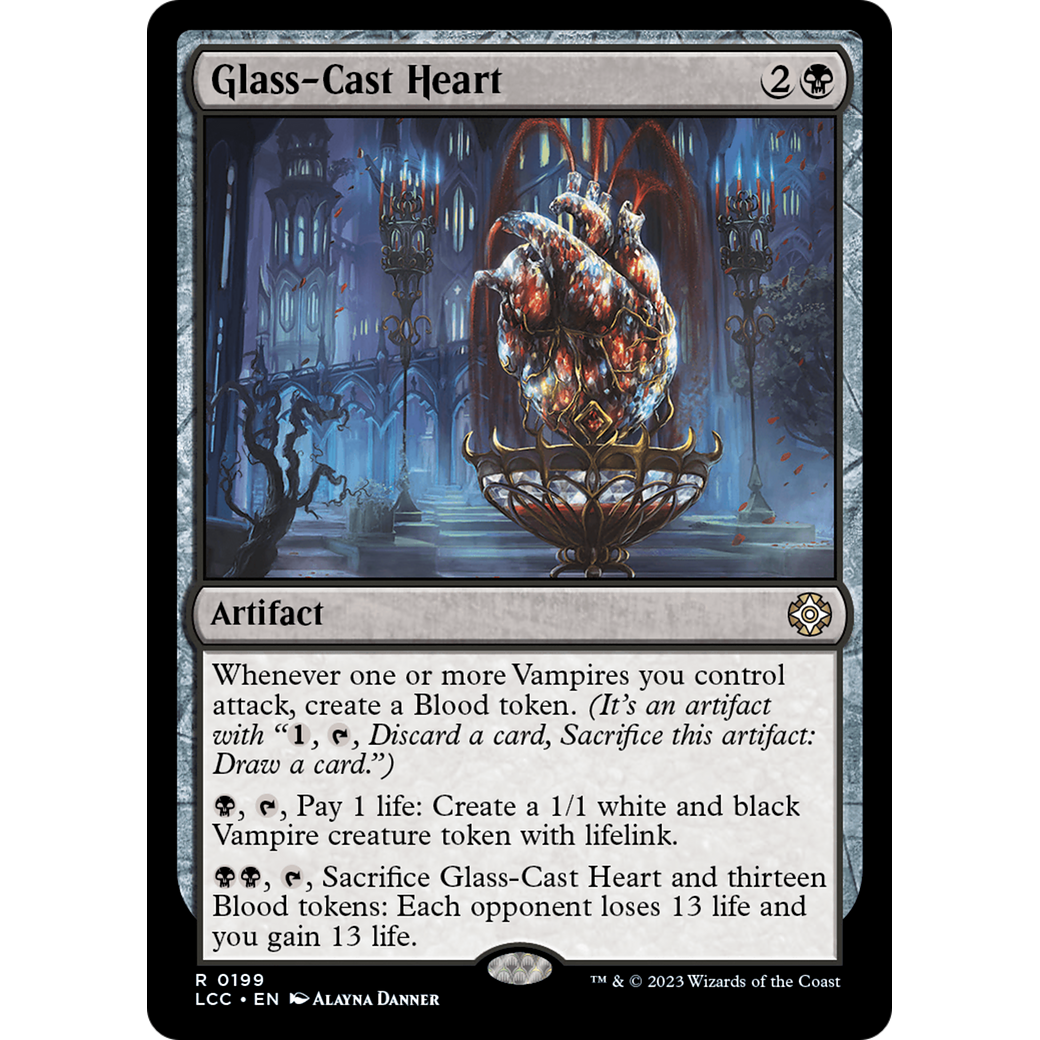 Glass-Cast Heart (LCC-199) - The Lost Caverns of Ixalan Commander