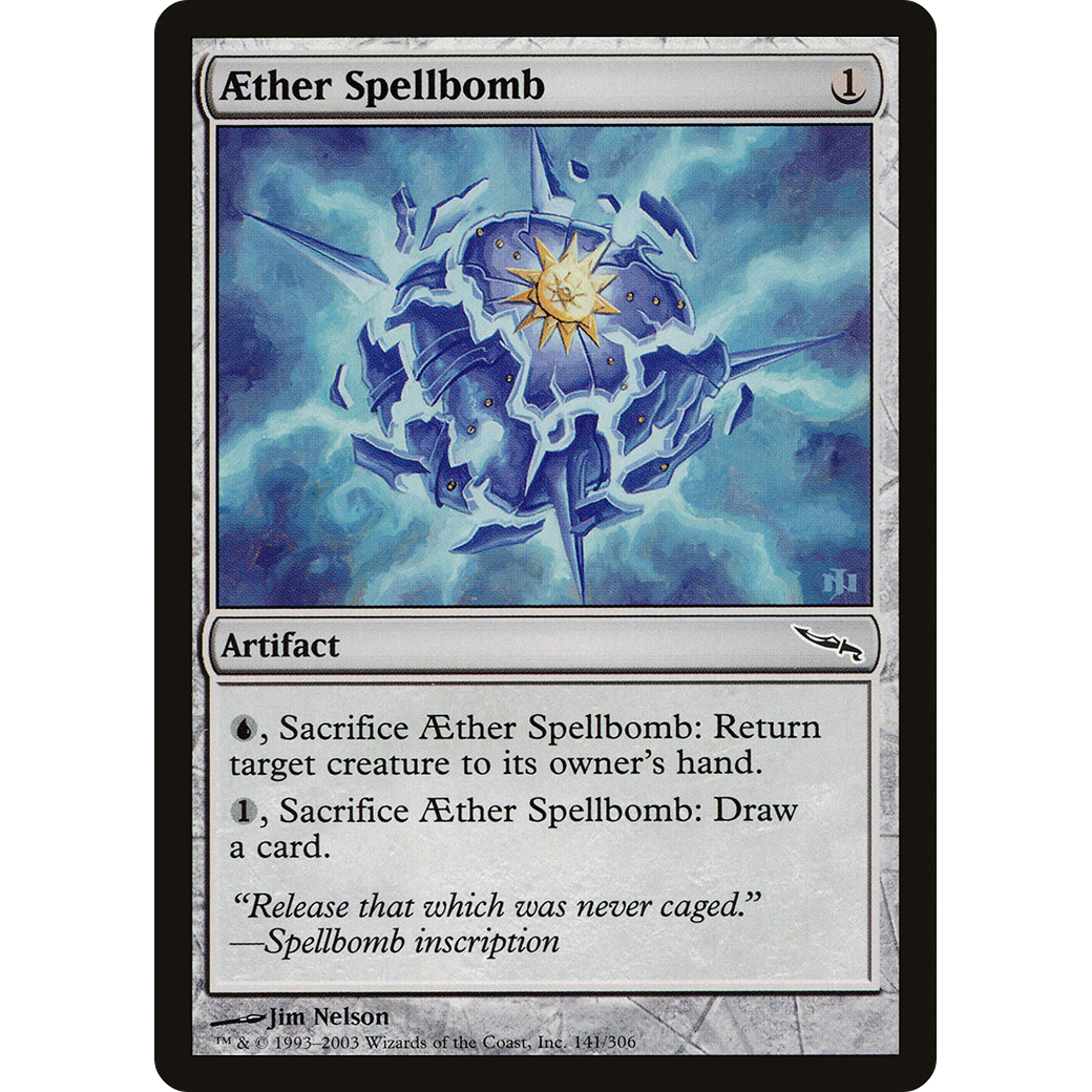 Aether Spellbomb (MRD-141) - Mirrodin