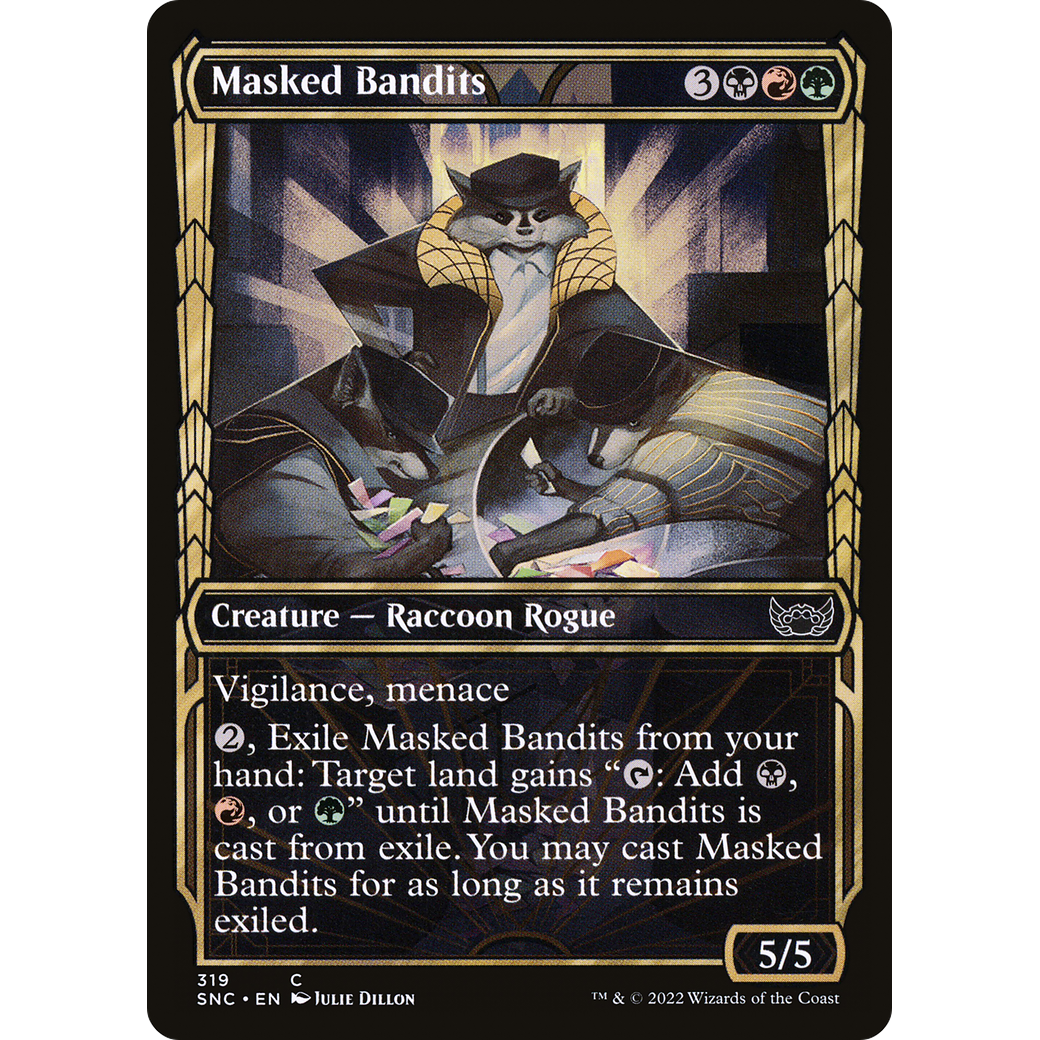 Masked Bandits (Showcase) (SNC-319) - Streets of New Capenna: (Showcase)