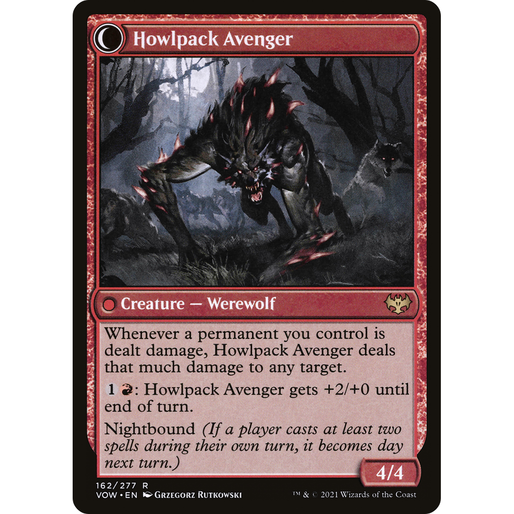 Ill-Tempered Loner (VOW-162) - Innistrad: Crimson Vow: (Double Faced Transform) Foil
