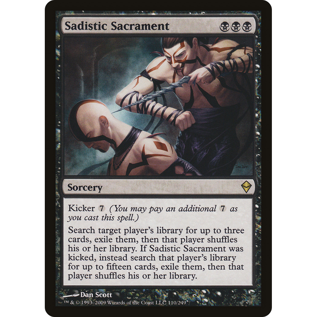 Sadistic Sacrament (ZEN-110) - Zendikar Foil