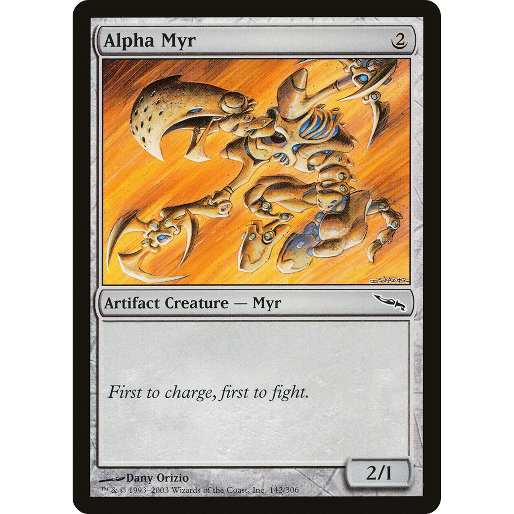 Alpha Myr (MRD-142) - Mirrodin Foil