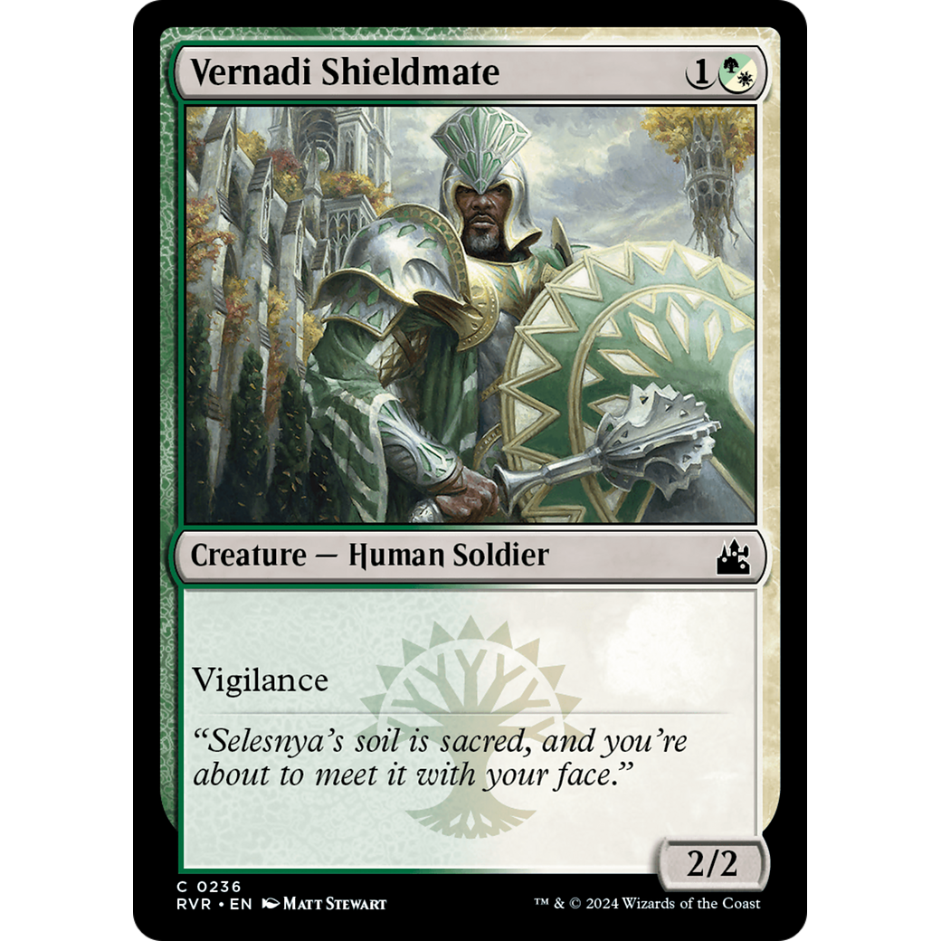 Vernadi Shieldmate (RVR-236) - Ravnica Remastered Foil