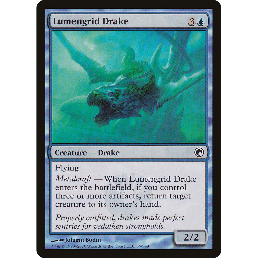 Lumengrid Drake (SOM-036) - Scars of Mirrodin