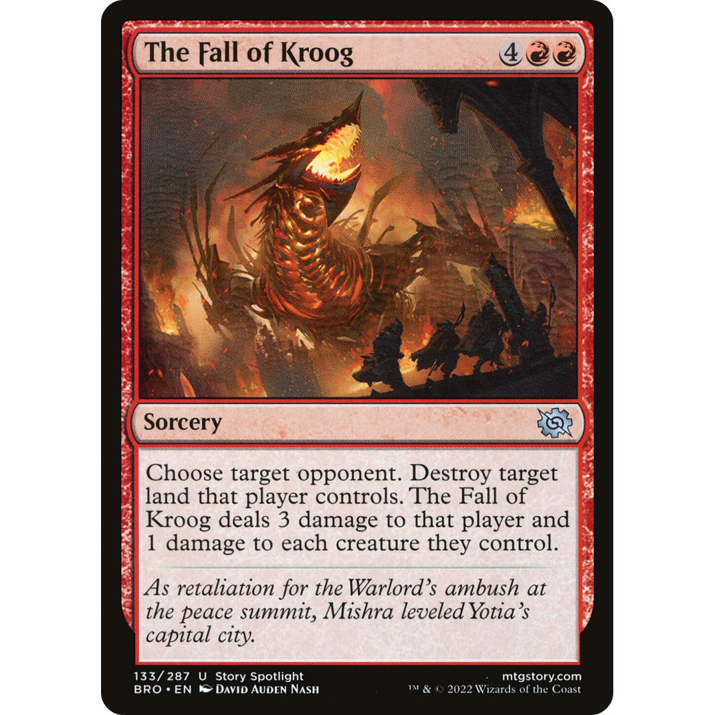 The Fall of Kroog (BRO-133) - The Brothers' War