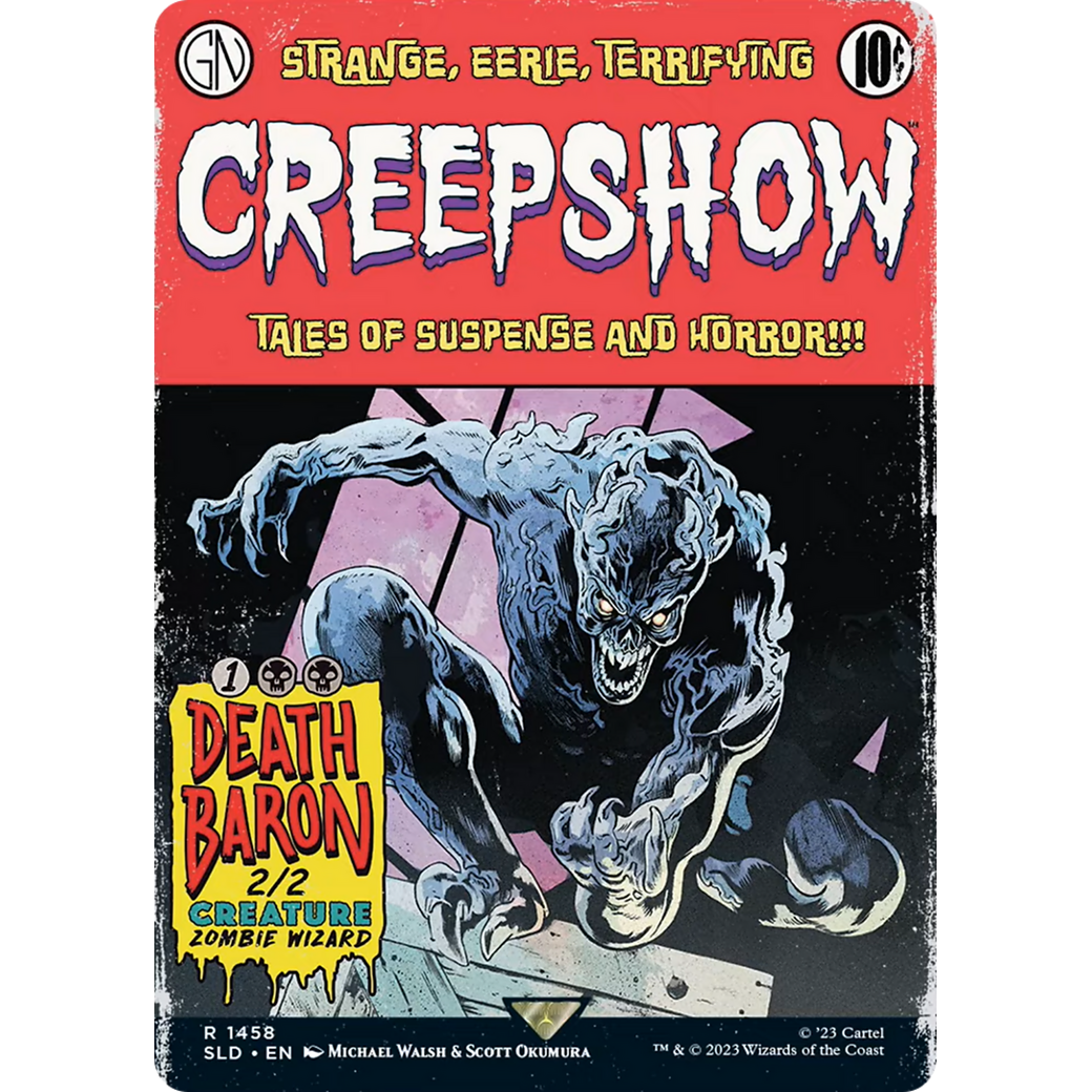 Death Baron (SLD-1458) - Secret Lair Drop: (Full Art) (Borderless) Foil