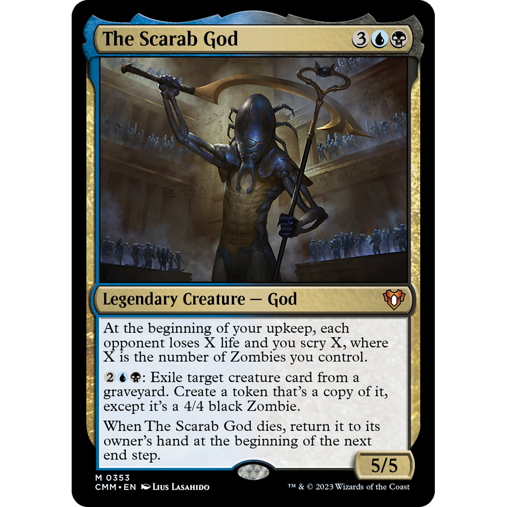 The Scarab God (CMM-353) - Commander Masters Foil