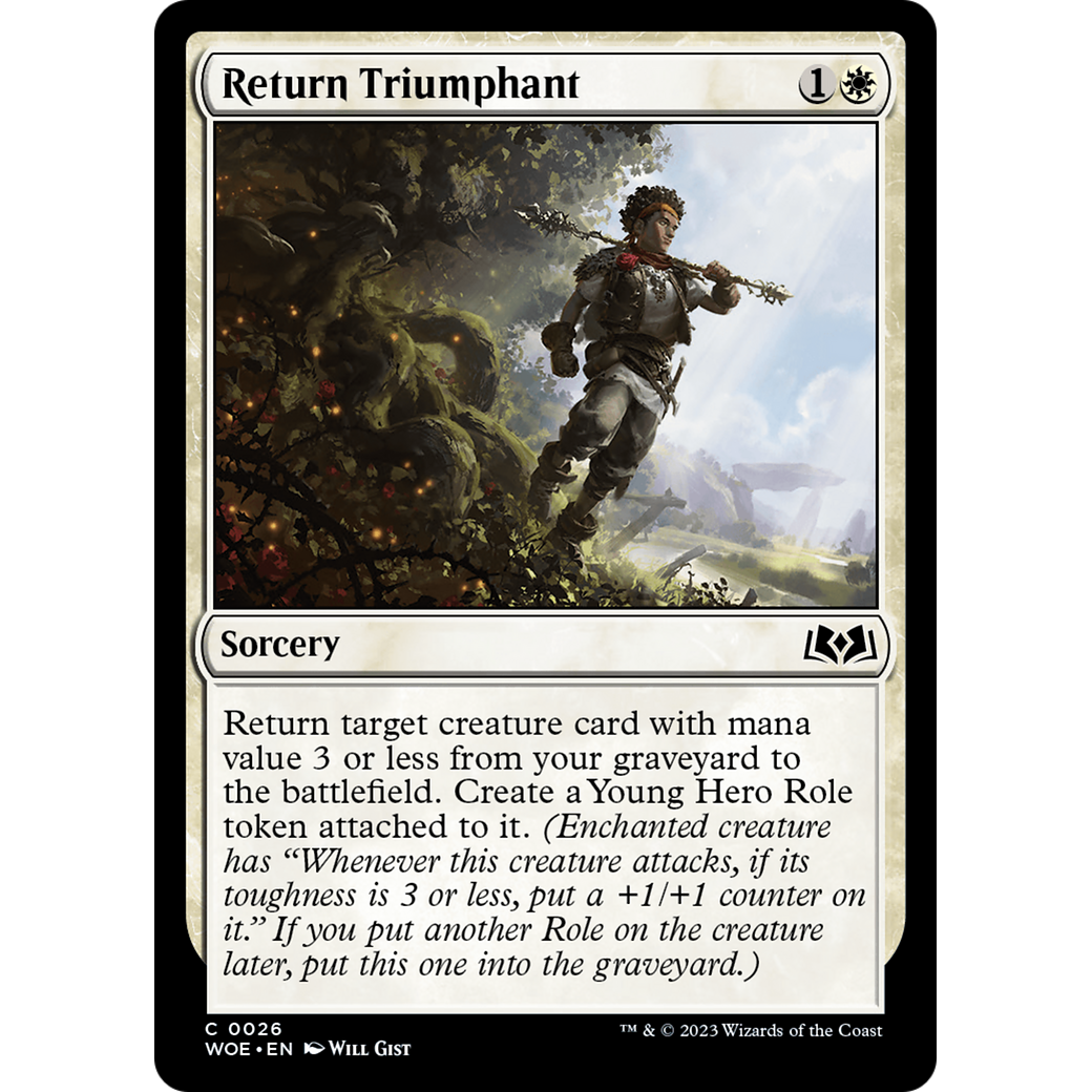 Return Triumphant (WOE-026) - Wilds of Eldraine Foil