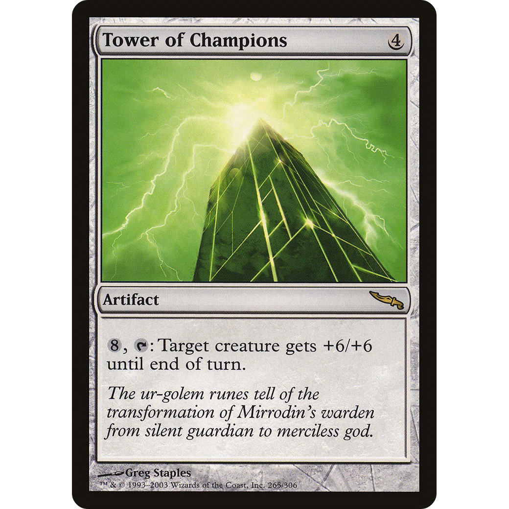 Tower of Champions (MRD-265) - Mirrodin Foil