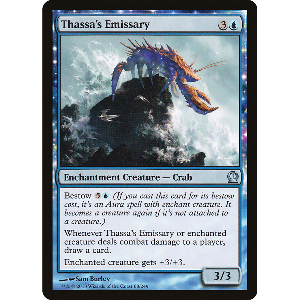 Thassa's Emissary (THS-068) - Theros: (enchantment) Foil