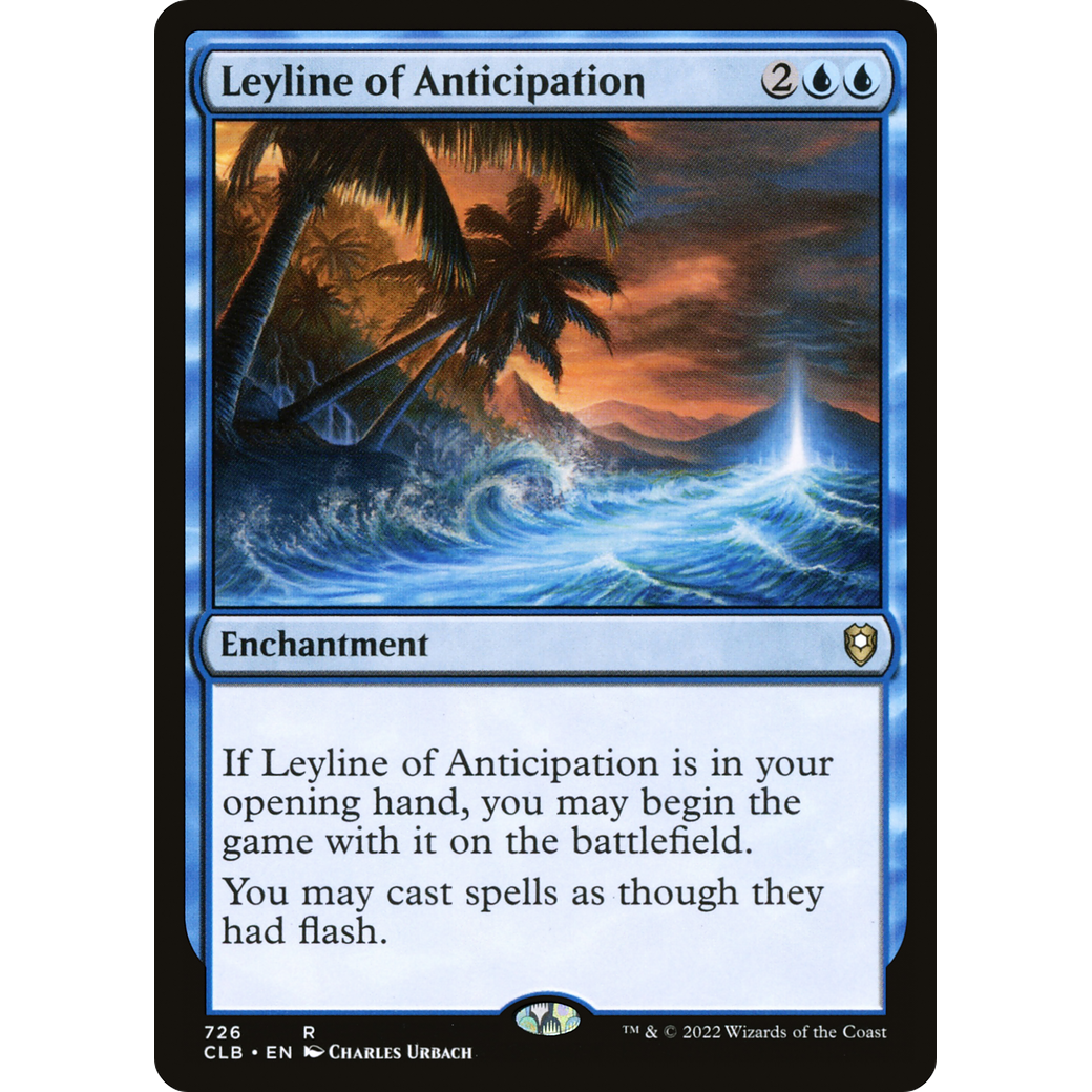 Leyline of Anticipation (CLB-726) - Commander Legends: Battle for Baldur's Gate