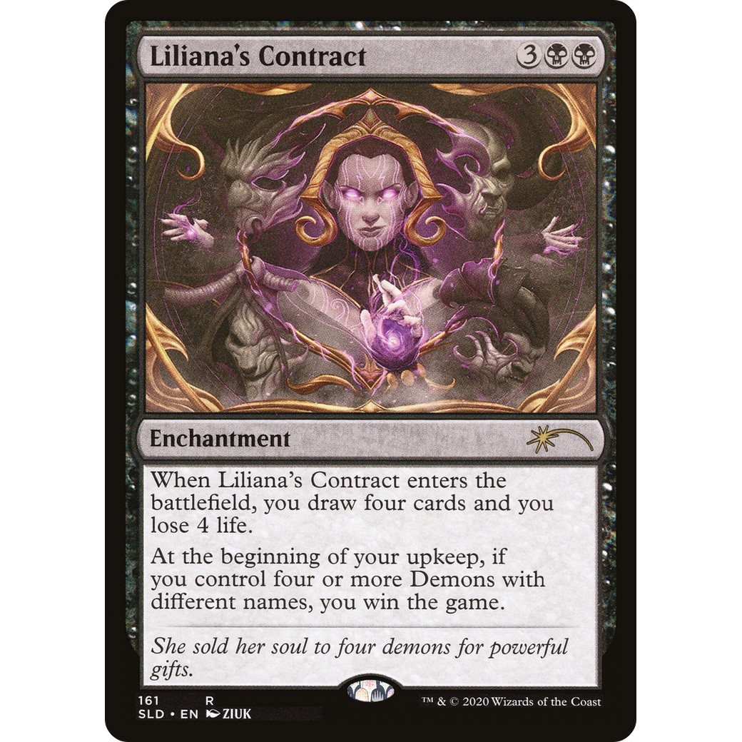Liliana's Contract (161) (SLD-161) - Secret Lair Drop Foil
