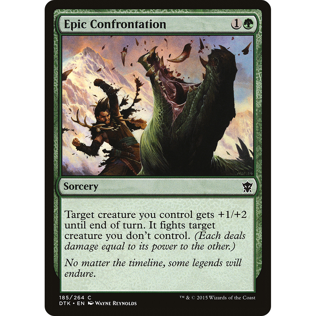 Epic Confrontation (DTK-185) - Dragons of Tarkir