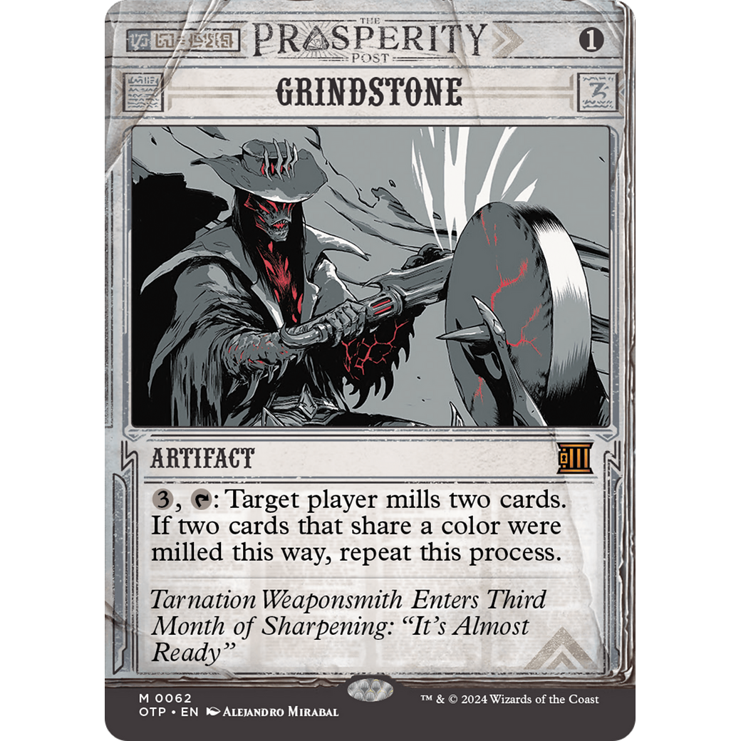 Grindstone (OTP-062) - Breaking News: (Showcase) (Borderless)