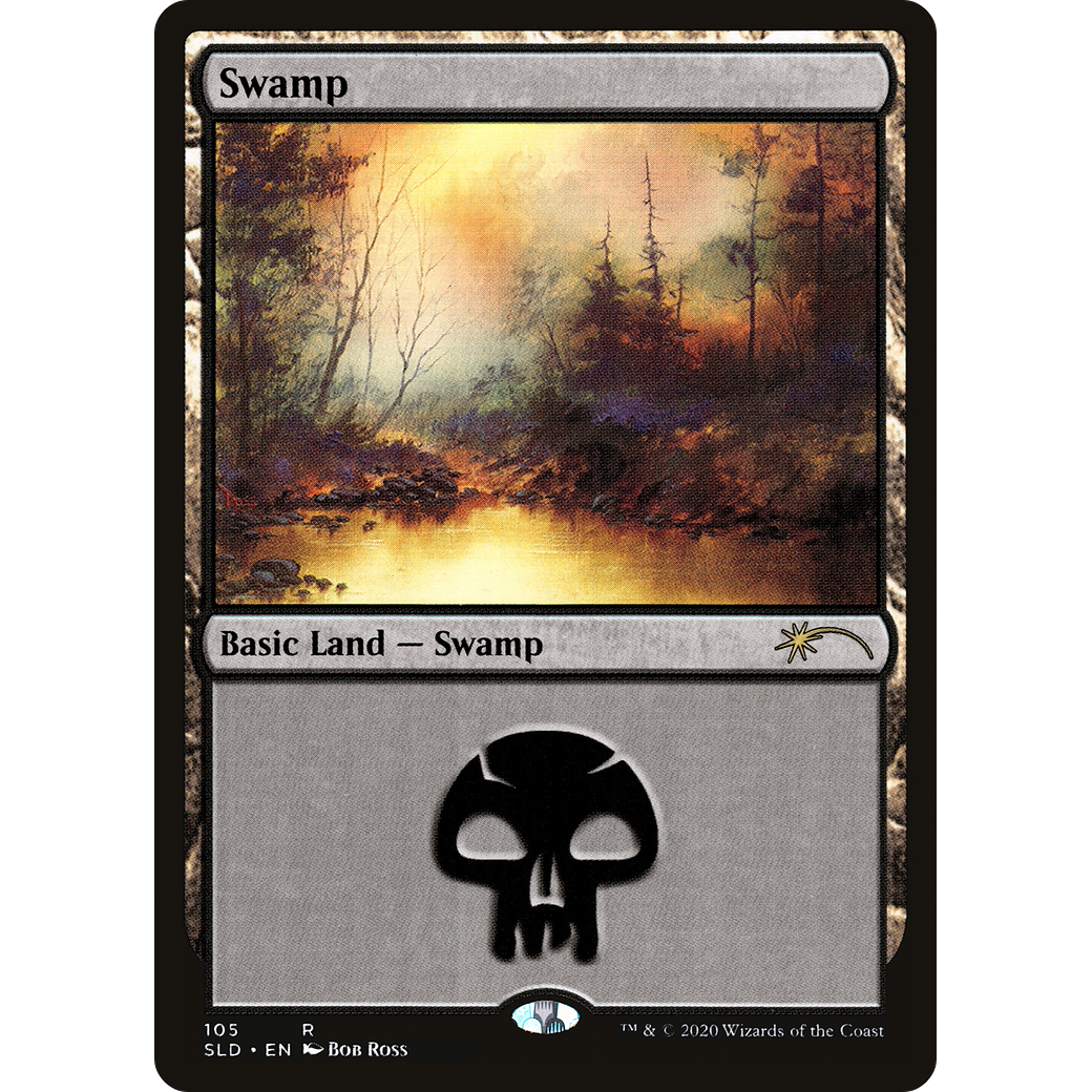 Swamp (105) (Bob Ross) (SLD-105) - Secret Lair Drop Foil