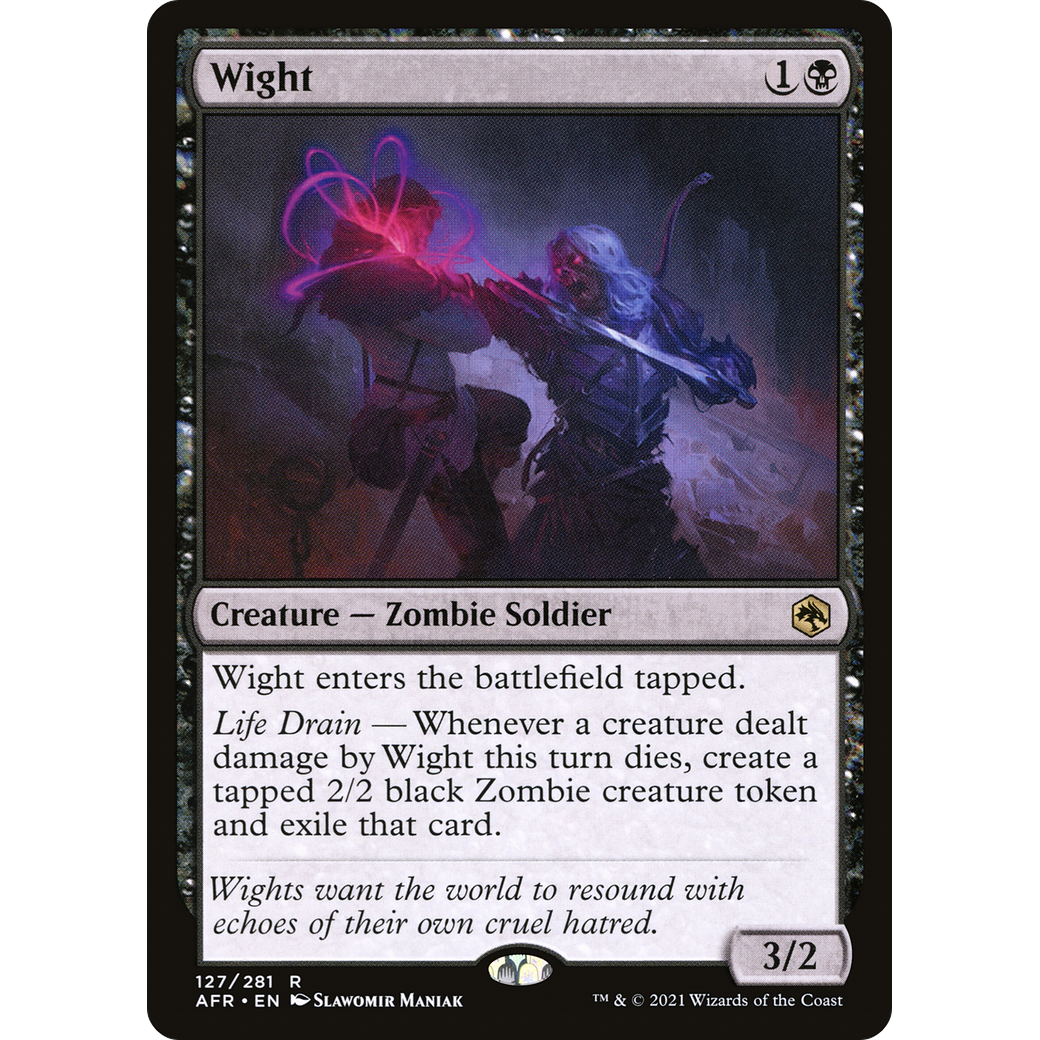 Wight (AFR-127) - Adventures in the Forgotten Realms Foil